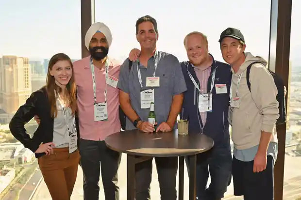Trevor with clean-fleet colleagues at ACT Expo